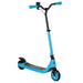 Kids E-Scooter with Battery Display, Adjustable Height and Rear Brake in Blue - Little and Giant Explorers HOMCOM