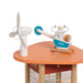 Kids Green Garage | Eco-Friendly Wooden Playset with Solar and Wind Power - Little and Giant Explorers Classic World