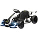 Kids Electric Go Kart with Adjustable Seat in White 24V - Little and Giant Explorers HOMCOM