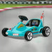 Kids Electric Go Kart with Music and Lights in Blue 6V - Little and Giant Explorers AIYAPLAY