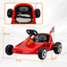 Kids Electric Go Kart with Music and Lights in Red 6V - Little and Giant Explorers AIYAPLAY