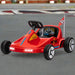 Kids Electric Go Kart with Music and Lights in Red 6V - Little and Giant Explorers AIYAPLAY