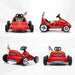 Kids Electric Go Kart with Music and Lights in Red 6V - Little and Giant Explorers AIYAPLAY