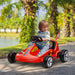 Kids Electric Go Kart with Music and Lights in Red 6V - Little and Giant Explorers AIYAPLAY