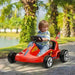 Kids Electric Go Kart with Music and Lights in Red 6V - Little and Giant Explorers AIYAPLAY