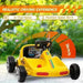 Kids Electric Go Kart with Music and Lights in Yellow 6V - Little and Giant Explorers AIYAPLAY