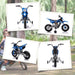 Kids Electric Motorbike with Training Wheels in Blue 12V - Little and Giant Explorers AIYAPLAY