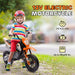 Kids Electric Motorbike with Training Wheels in Orange 12V - Little and Giant Explorers AIYAPLAY