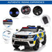 Kids Electric Police Car with Remote, Siren, Flashing Lights and USB Bluetooth 12V - Little and Giant Explorers HOMCOM