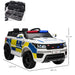 Kids Electric Police Car with Remote, Siren, Flashing Lights and USB Bluetooth 12V - Little and Giant Explorers HOMCOM