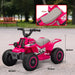 Kids Electric Quad ATV with Forward and Backward Functions in Pink 6V - Little and Giant Explorers AIYAPLAY