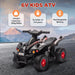 Kids Electric Quad Bike with Music and Forward Function in Black 6V - Little and Giant Explorers AIYAPLAY