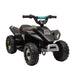 Electric Ride on ATV Quad Bike with Forward Reverse Functions 6V in Black - Little and Giant Explorers HOMCOM