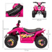 Electric Ride on ATV Quad Bike with Forward Reverse Functions 6V in Pink - Little and Giant Explorers HOMCOM