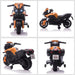 Kids Electric Ride on Motorbike with Lights and Sounds in Orange 6V - Little and Giant Explorers HOMCOM