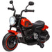 Electric Ride on Motorbike with Training Wheels and One-Button Start 6V in Red - Little and Giant Explorers HOMCOM