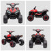 Electric Ride on Quad Bike with Music and Horn 12V in Red - Little and Giant Explorers HOMCOM