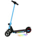 Folding Electric Scooter with LED Colourful Lights and Display in Blue - Little and Giant Explorers SPORTNOW