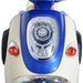 Kids Electric Ride On Scooter with Headlight and Music 6V in Blue - Little and Giant Explorers HOMCOM