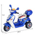 Kids Electric Ride On Scooter with Headlight and Music 6V in Blue - Little and Giant Explorers HOMCOM