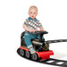 Kids Electric Ride On Train with Track in Black 6V - Little and Giant Explorers Costway