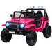 Kids Electric Ride-On Truck with Spring Suspension in Pink 12V - Little and Giant Explorers AIYAPLAY