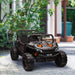 Kids Electric Ride-On UTV Truck with Suspension Wheels in Black 12V - Little and Giant Explorers AIYAPLAY