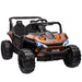 Kids Electric Ride-On UTV Truck with Suspension Wheels in Brown 12V - Little and Giant Explorers AIYAPLAY