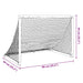 Kids' Foldable Football Goal in Black (90 x 64 x 64cm) - Little and Giant Explorers vidaXL