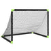 Kids' Foldable Football Goal in Black (90 x 64 x 64cm) - Little and Giant Explorers vidaXL