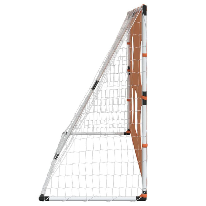 Kids' Football Goal with Targeting Mat and Ball (182 x 62 x 118cm) - Little and Giant Explorers vidaXL