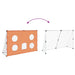 Kids' Football Goal with Targeting Mat and Ball (182 x 62 x 118cm) - Little and Giant Explorers vidaXL