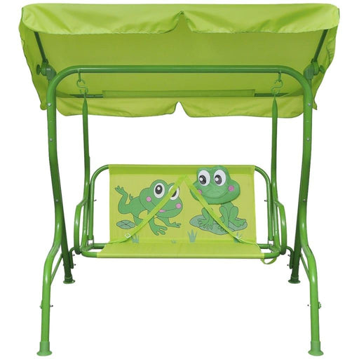 Kids 'Frog' Swing Seat in Green - Little and Giant Explorers vidaXL