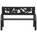 Children Garden Bench in Black - Little and Giant Explorers vidaXL