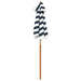 Kids Garden Striped Umbrella with Wooden Pole (Ø120 x 140cm) - Little and Giant Explorers vidaXL