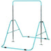 Kids Gymnastics Bar with Adjustable Height and Foldable Training Bar - Little and Giant Explorers HOMCOM