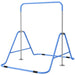 Kids Gymnastics Bar with Foldable Training Bar in Blue - Little and Giant Explorers HOMCOM