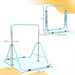 Kids Gymnastics Bar with Foldable Training Bar in Light Blue - Little and Giant Explorers HOMCOM