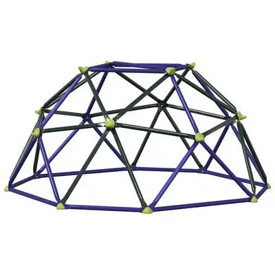 Blue Hexagonal Dome Climber | Metal Powder-Coated Steel Construction - Little and Giant Explorers vidaXL