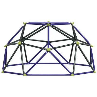 Blue Hexagonal Dome Climber | Metal Powder-Coated Steel Construction - Little and Giant Explorers vidaXL