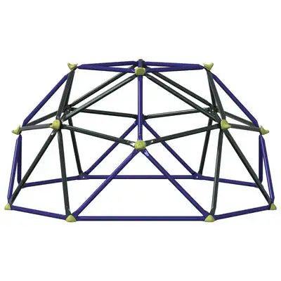 Blue Hexagonal Dome Climber | Metal Powder-Coated Steel Construction - Little and Giant Explorers vidaXL