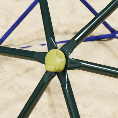 Blue Hexagonal Dome Climber | Metal Powder-Coated Steel Construction - Little and Giant Explorers vidaXL