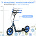 Kids Kick Scooter with Adjustable Handlebar in Blue - Little and Giant Explorers AIYAPLAY