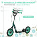 Kids Kick Scooter with Adjustable Handlebar in Green - Little and Giant Explorers AIYAPLAY