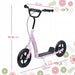 Kids Kick Scooter – Pink | Adjustable Handlebar and 12" Wheels HOMCOM - Little and Giant Explorers HOMCOM