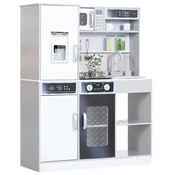 Pretend Play Kids Toy Kitchen with Sounds, Lights and Running Water - Little and Giant Explorers AIYAPLAY