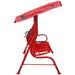 Kids 'LadyBird' Swing Seat in Red - Little and Giant Explorers vidaXL