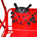 Kids 'LadyBird' Swing Seat in Red - Little and Giant Explorers vidaXL