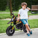 Kids Licensed Aprilia Motorbike with Training Wheels in Yellow 12V - Little and Giant Explorers AIYAPLAY