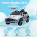 Kids Licensed Aston Martin DBX with Lights and Music in Grey 12V - Little and Giant Explorers AIYAPLAY